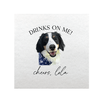 Custom Pet Full Color Wedding Napkins
