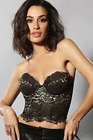 Dominique Couture Strapless Low-Back Bustier