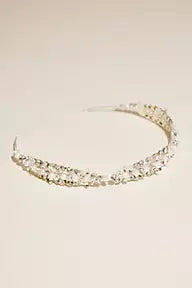 Pearl and Crystal Floral Headband