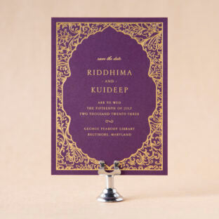 Sibgha Save the Date Wedding Invitation Suite