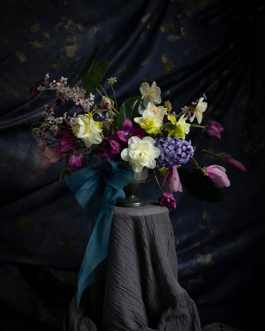 Indigo {Organza} Silk Ribbon