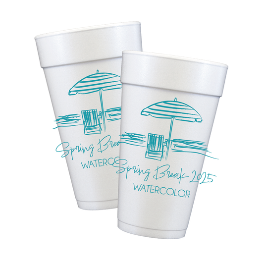 Spring Break Styrofoam Cups