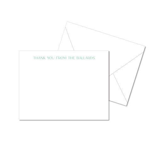 Family Thank You Stationery