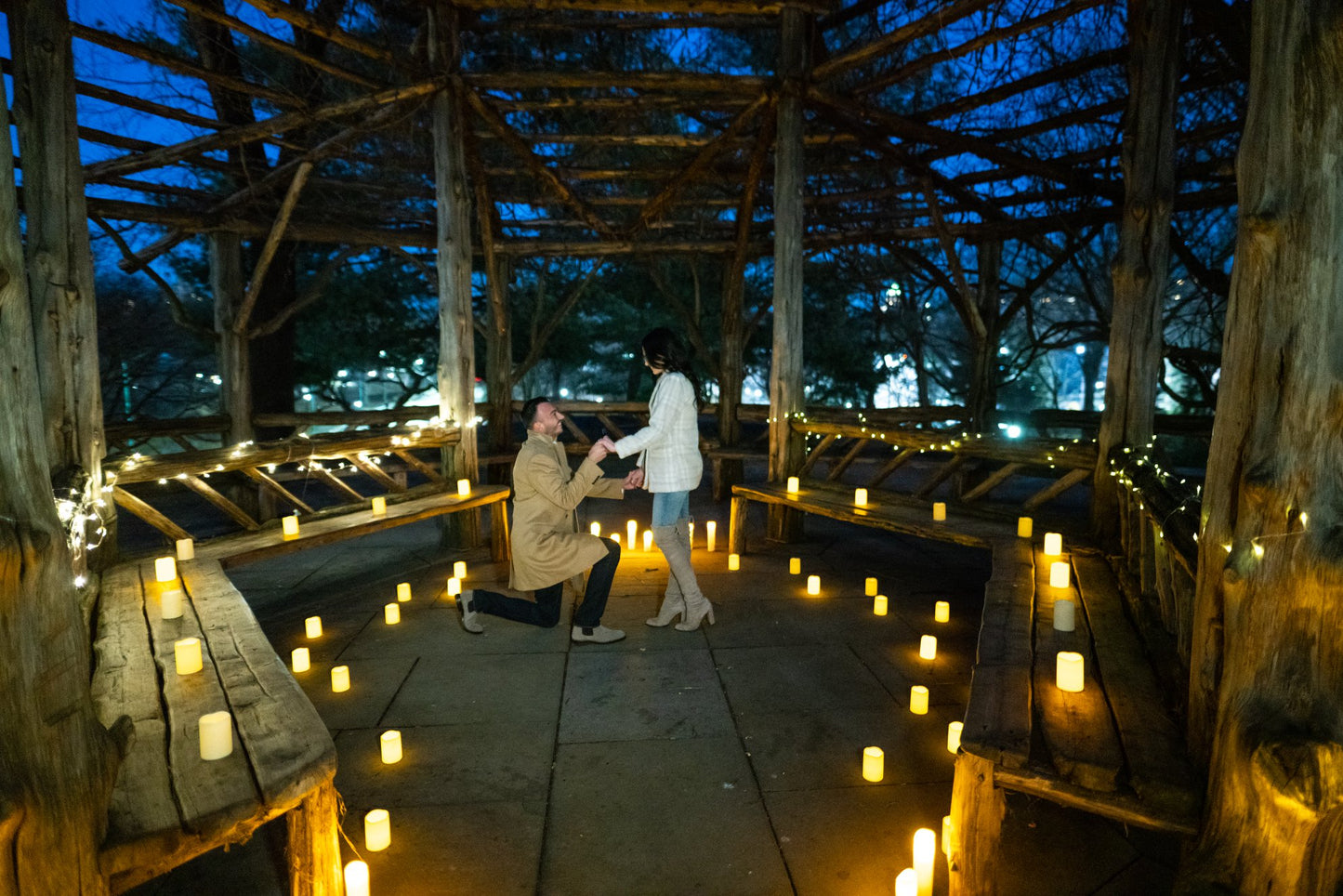 Sunset Candlelight Wedding Ceremony Package in New York