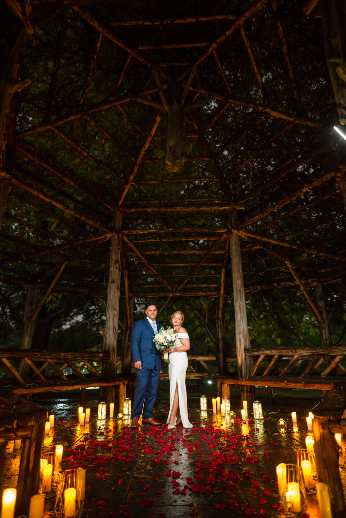 Sunset Candlelight Wedding Ceremony Package in New York
