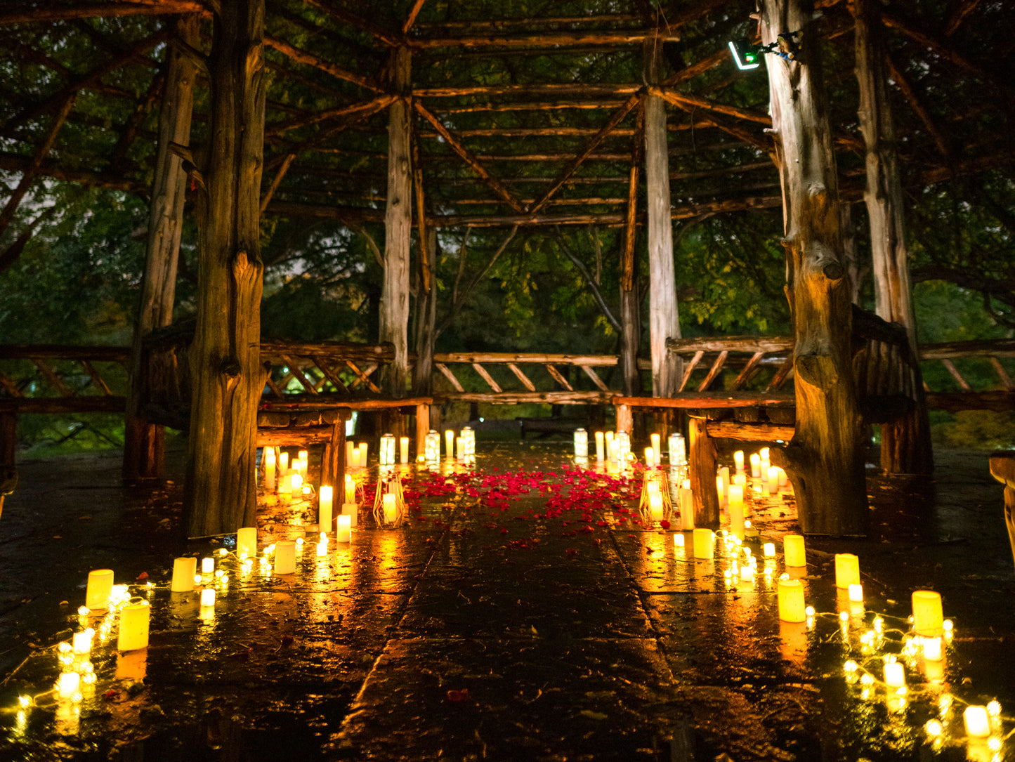 Sunset Candlelight Wedding Ceremony Package in New York