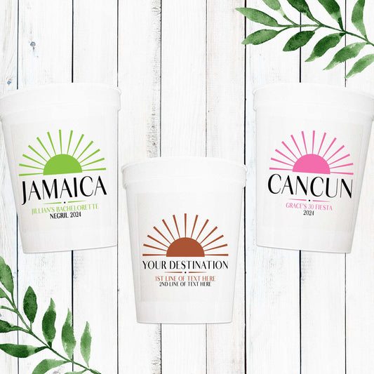 Sunshine Cups + Labels