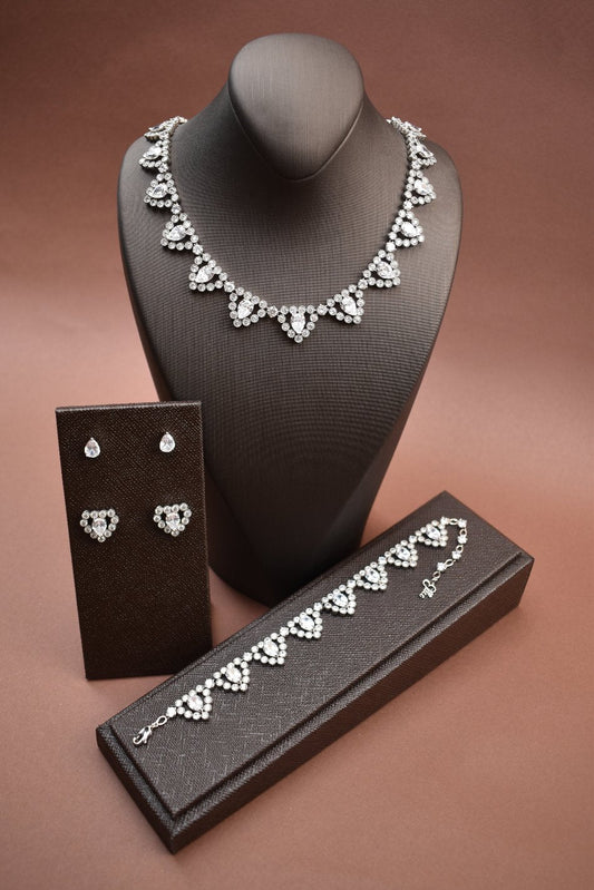 Sweetlove Simulated Diamond Jewelry Set