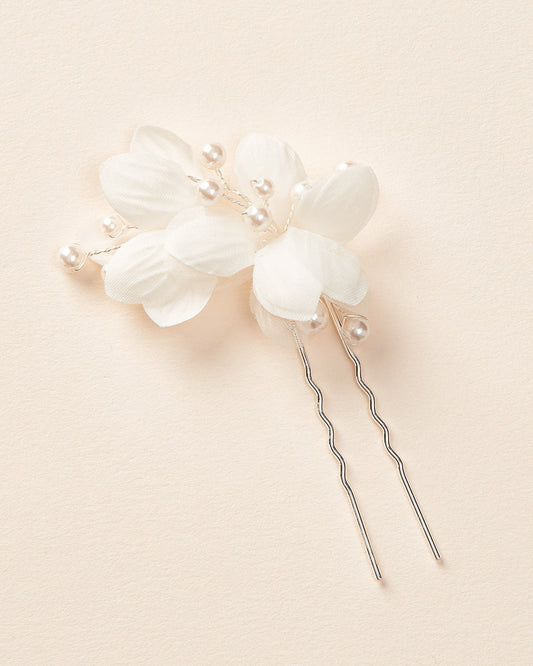 Tulle Flower Hair Pin