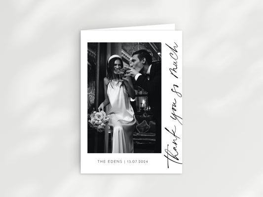 Aura Thank You Card with Photo