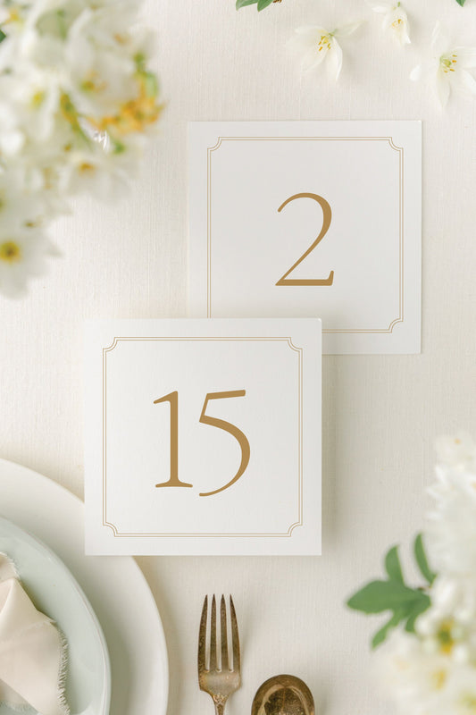 Parker | Wedding Table Numbers