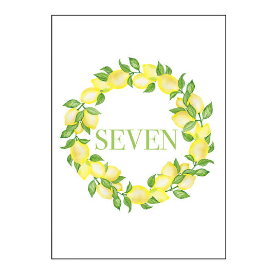 Lemons | Table Numbers