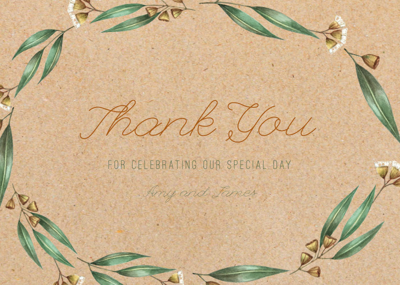 Under The Eucalyptus Thank You Card by Stefan A.