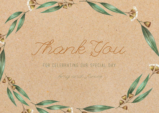 Under The Eucalyptus Thank You Card by Stefan A.