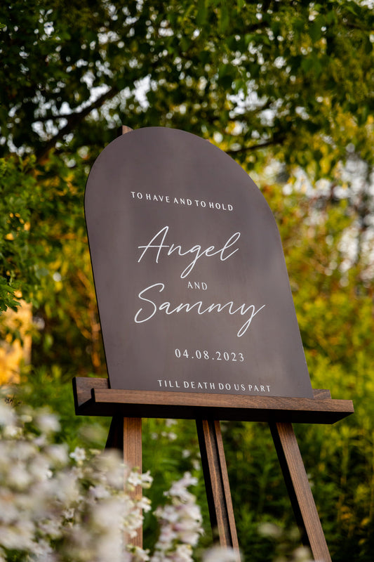3D Acrylic Welcome Wedding Sign. Laser Welcome - Tantinotes