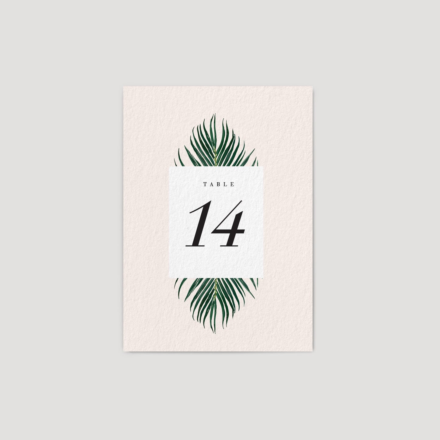 Table Numbers