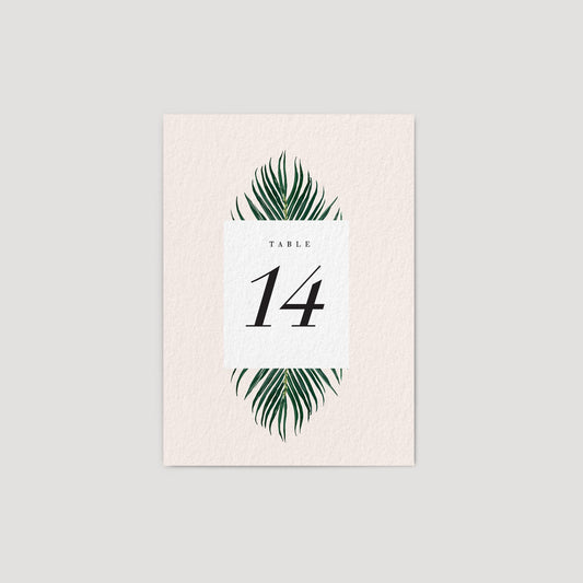 Table Numbers