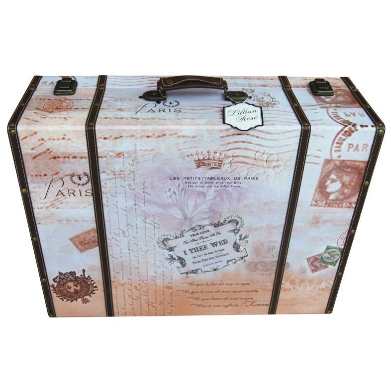 True Love Suitcase Card Box