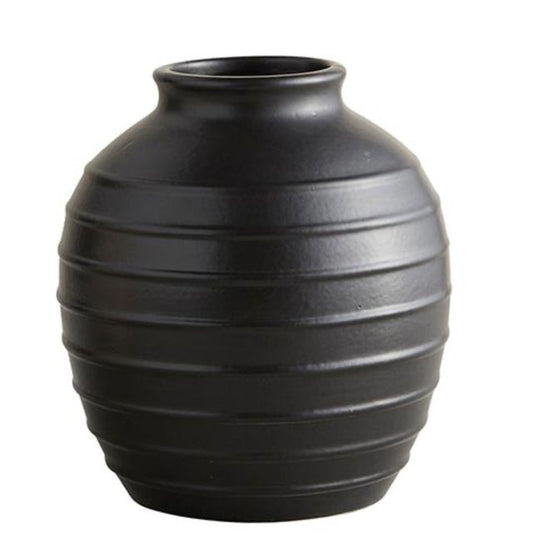 Black Artisan Vase