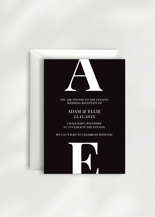 Calypso Wedding Invitation | Evening Guest