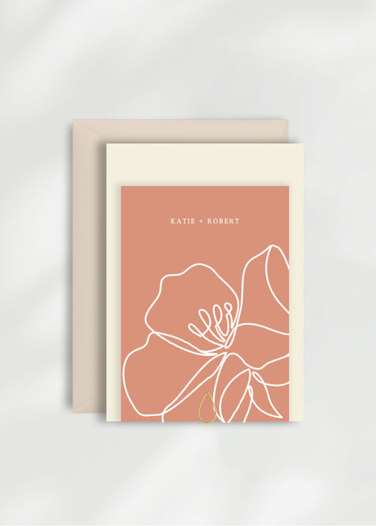 Clio Wedding Invitation | Two Card Suite