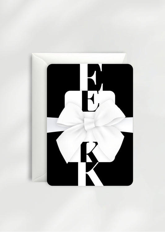 Calypso Wedding Invitation | XL Two Card Suite with Bow