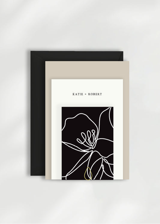 Clio Wedding Invitation | Three Card Suite