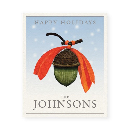 Holiday Acorn Word Play Labels