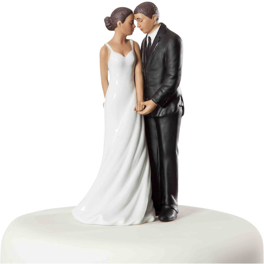 "Wedding Bliss" African American Wedding Cake Topper