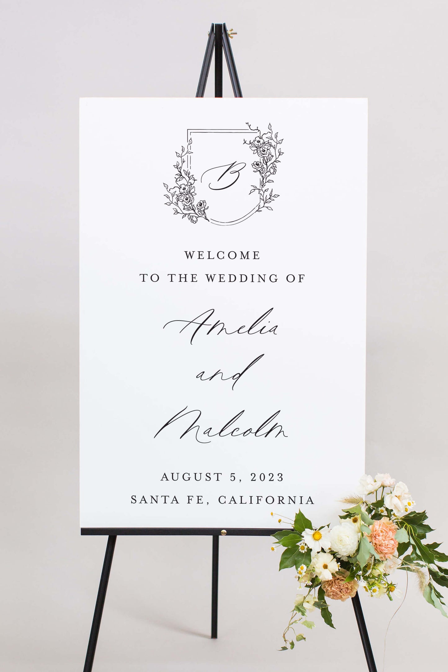 Gatorboard The Amelia Ii | Wedding Welcome Sign
