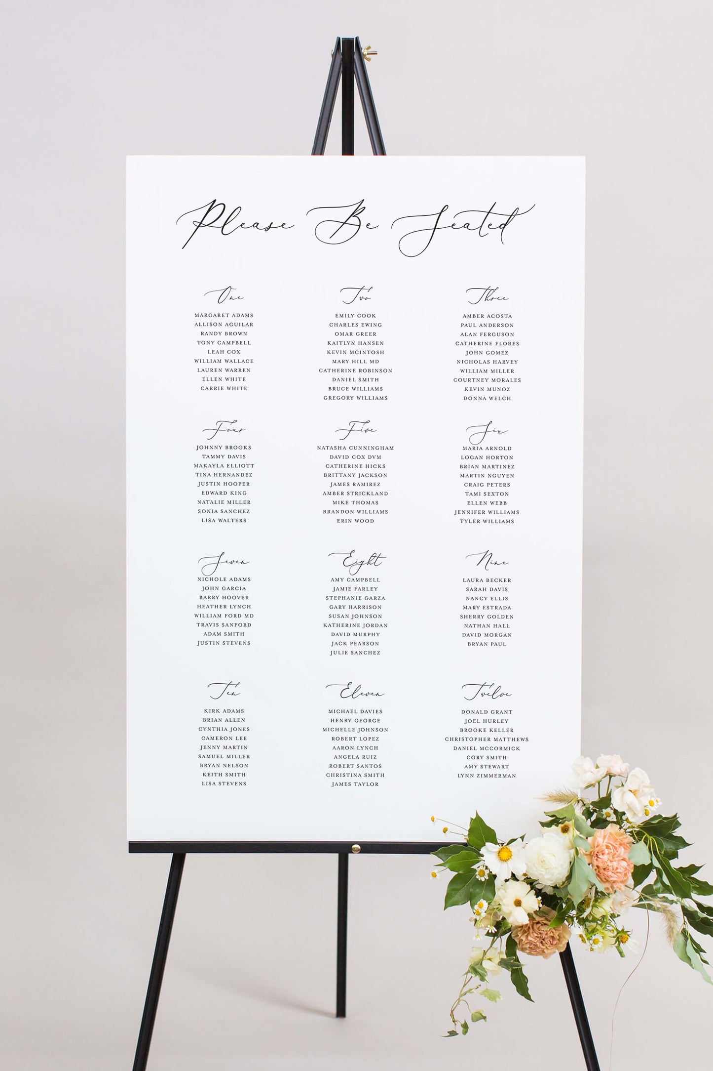 Gatorboard Wedding Seating Chart Ideas | The Madison