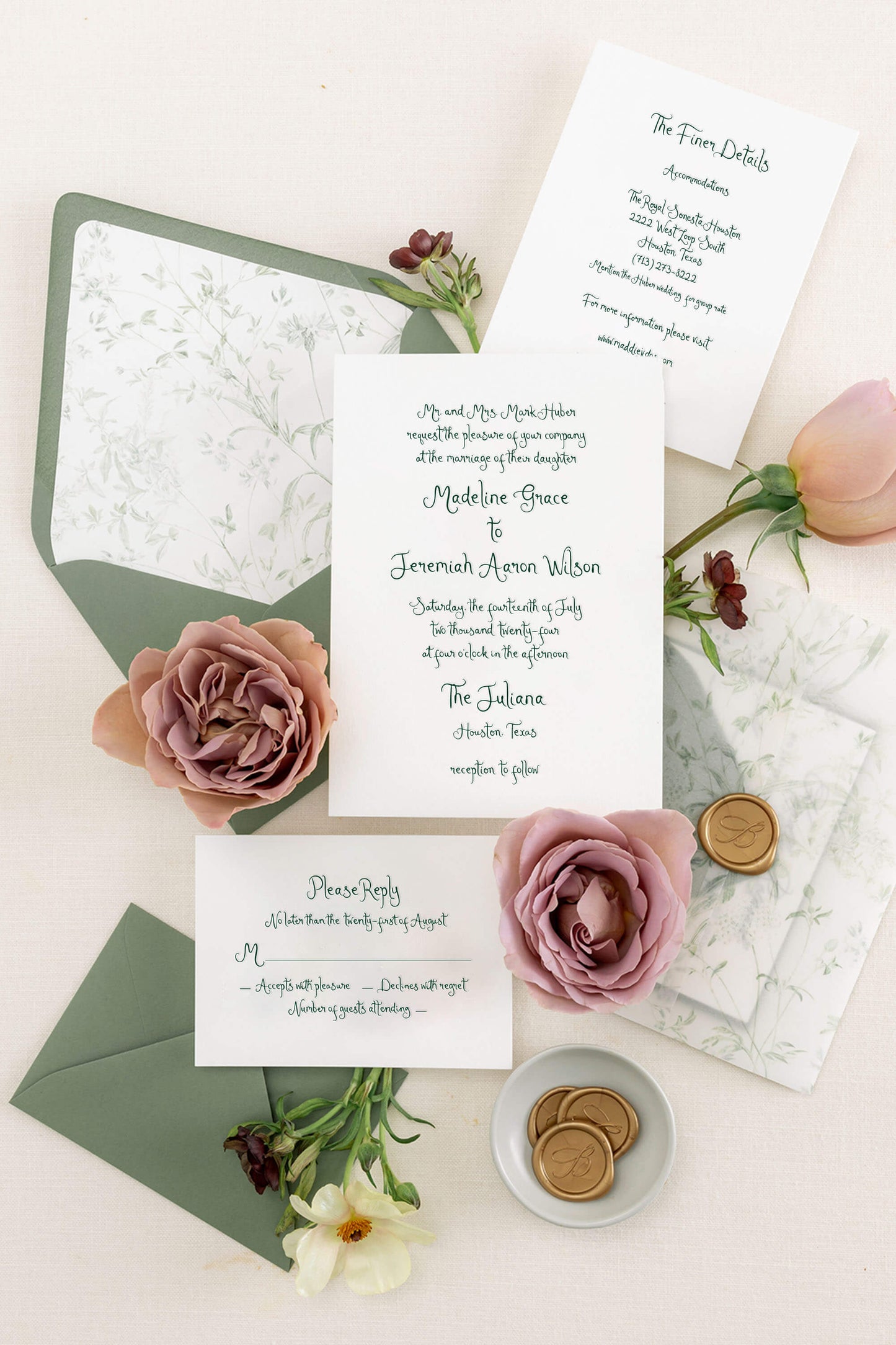 Wedding Stationery Suite | The Madeline
