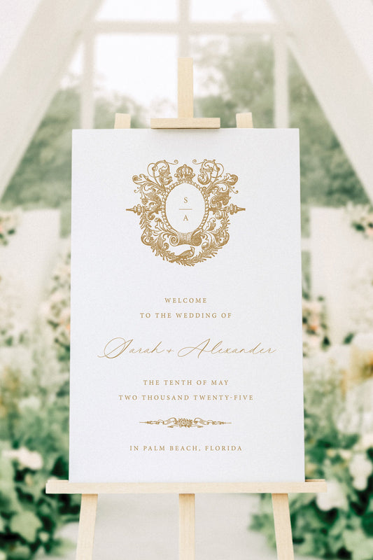 Victoria | Wedding Welcome Sign