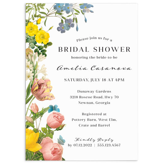 Garden Bridal Shower Invitation
