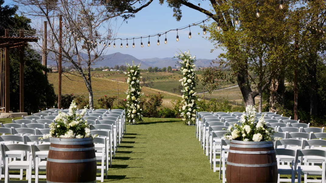 Bel Vino Winery Premier Wedding Package