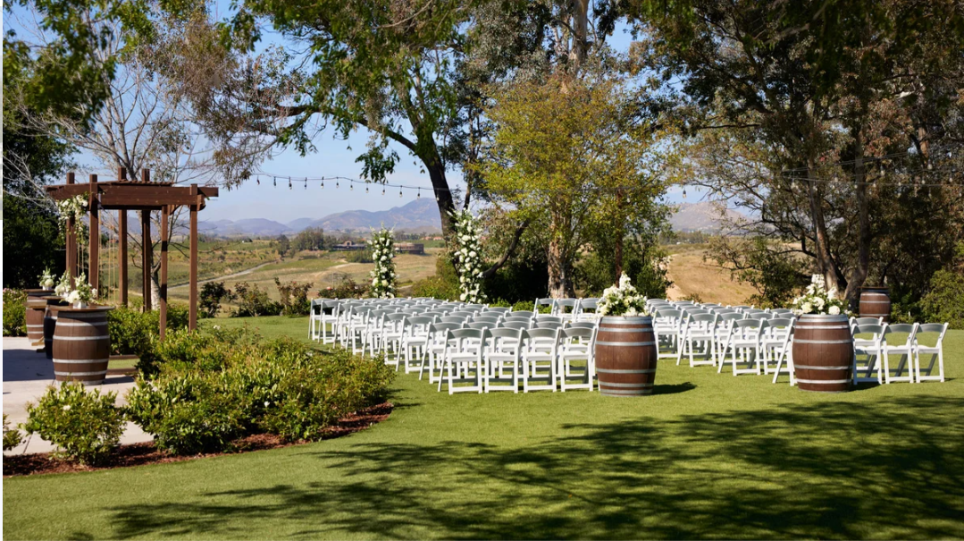Bel Vino Winery Premier Wedding Package
