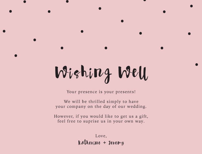 Dots Wishing Well by Lina L.