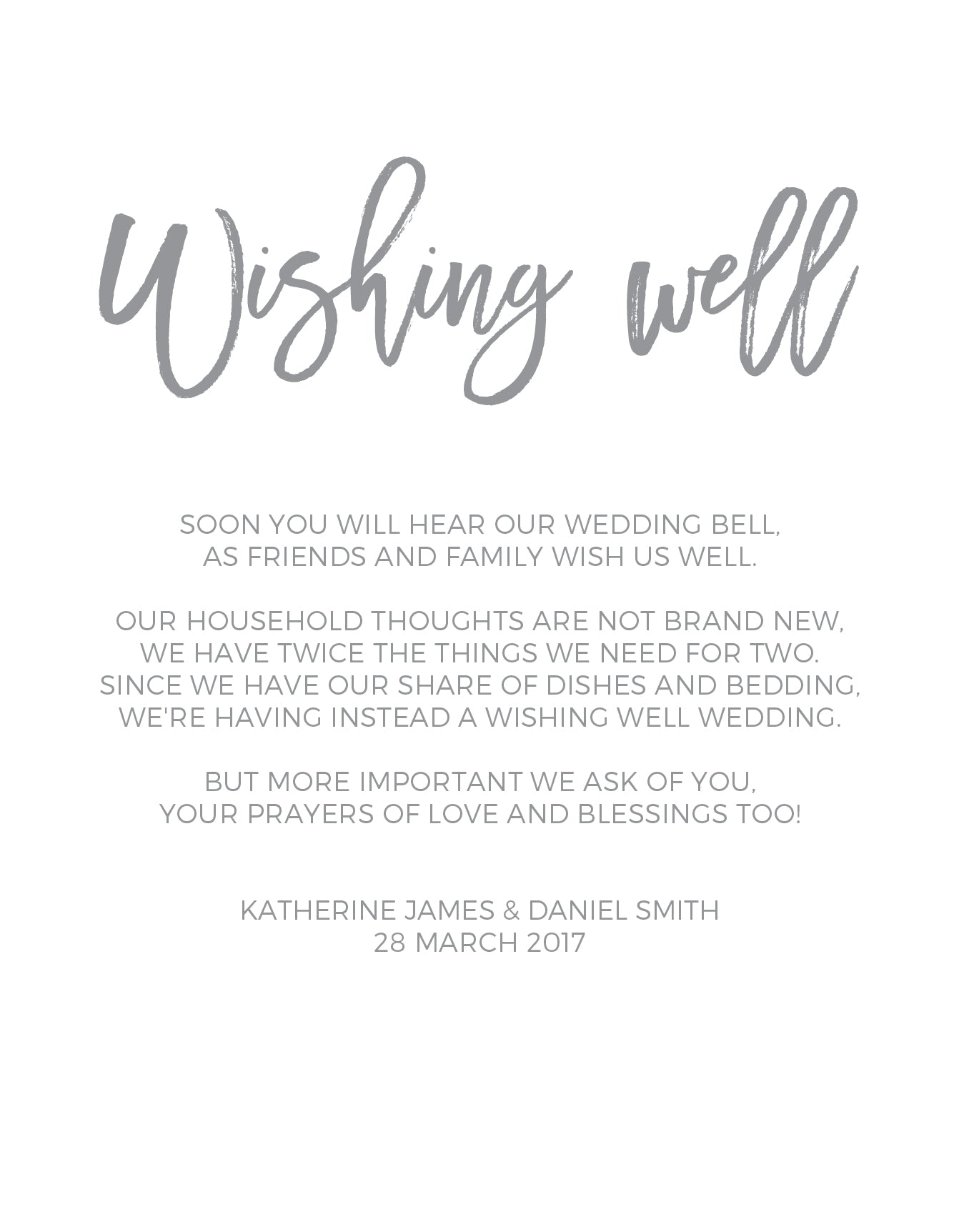 Simply Carefree Wishing Well by Jacqueline Q.