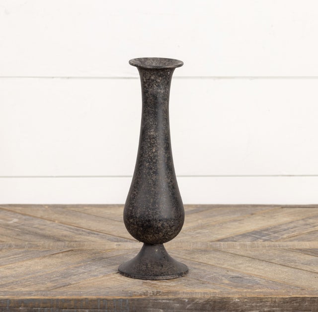 Black Metal Vase