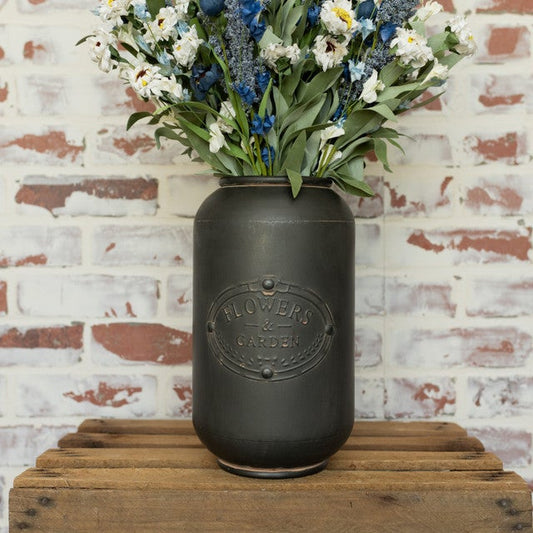 Silver Patina Vase