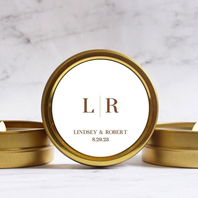 A Date To Remember Candle Wedding Favor