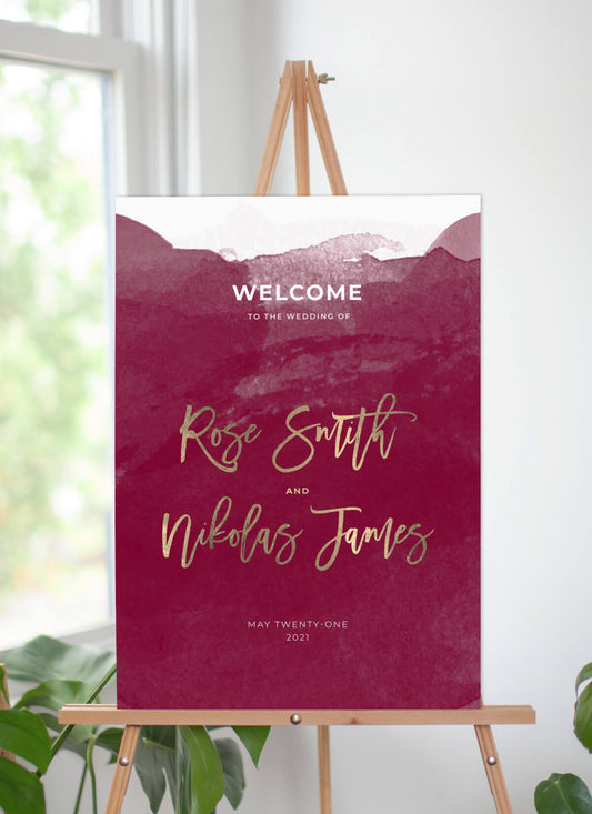 Be Our Guest Wedding Sign by Jacqueline Q.