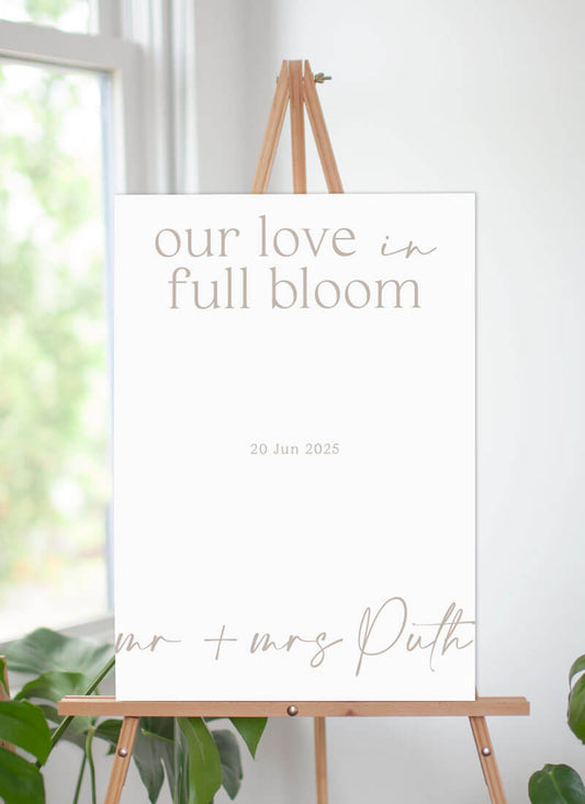 Amaya Wedding Sign by Inggrid H.
