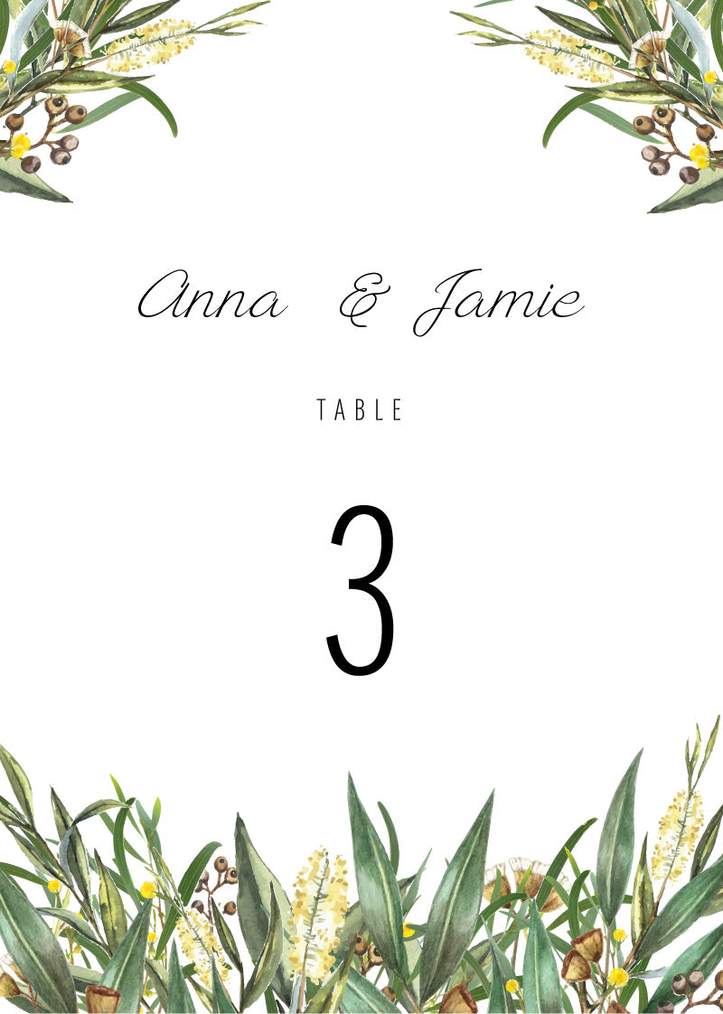 A BouquetTable Number by Inggrid H.