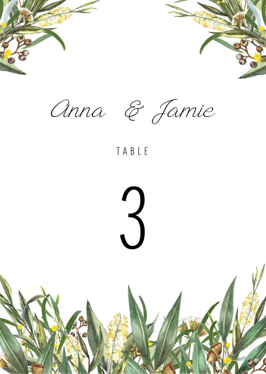 A BouquetTable Number by Inggrid H.