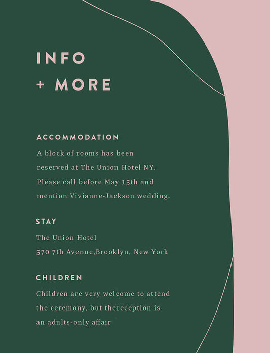 Abstract Code Information Card by Yunita Y.
