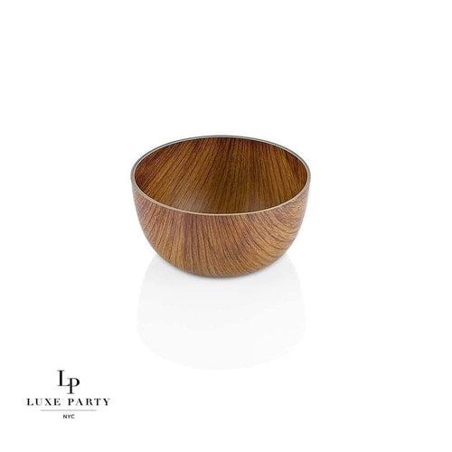 13.5 Oz. Round Mahogany Heavy Plastic Bowl