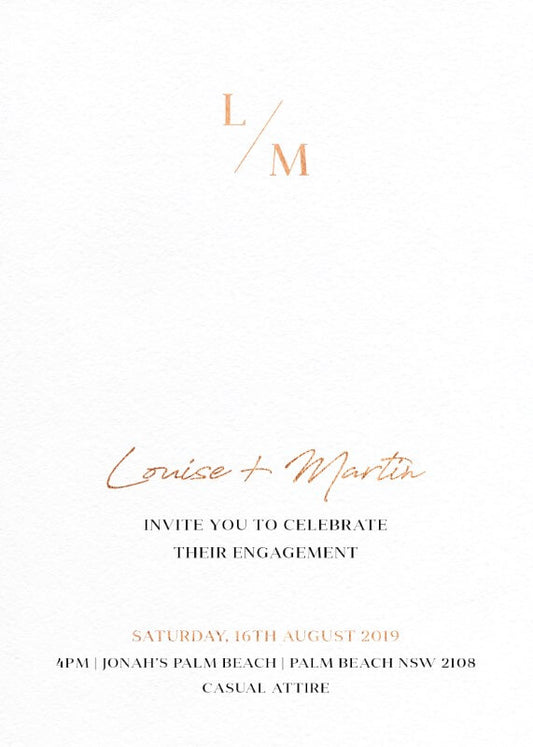 Adore Engagement Invitations by Penelope E.