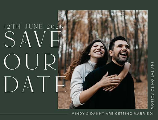 Aimer Save The Date Cards by Shab M.