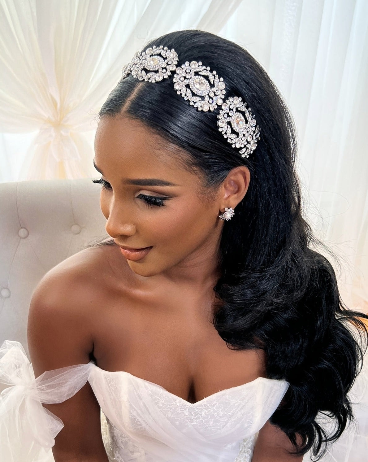 Ornate Crystal Bridal Headband Style No. 242737